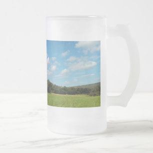 Peaks Landschaft Mattglas Bierglas