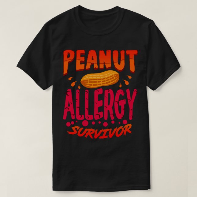 Peanut Allergie Survivor 3 T-Shirt (Design vorne)