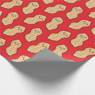 Peanut Birthday Party Kinder Niedliche Nut Cartoon Geschenkpapier