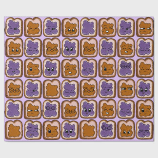 Peanut Butter and Jelly Wrapping Paper Geschenkpapier