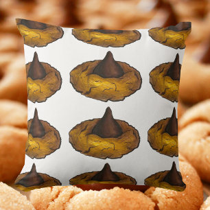 Peanut Butter Chocolate Blossom Cookies Bake Sale Kissen