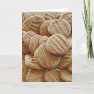 Peanut Butter Cookcard Feiertagskarte