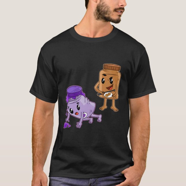 Peanut Butter Erdnuss Butter Jelly T-Shirt (Vorderseite)