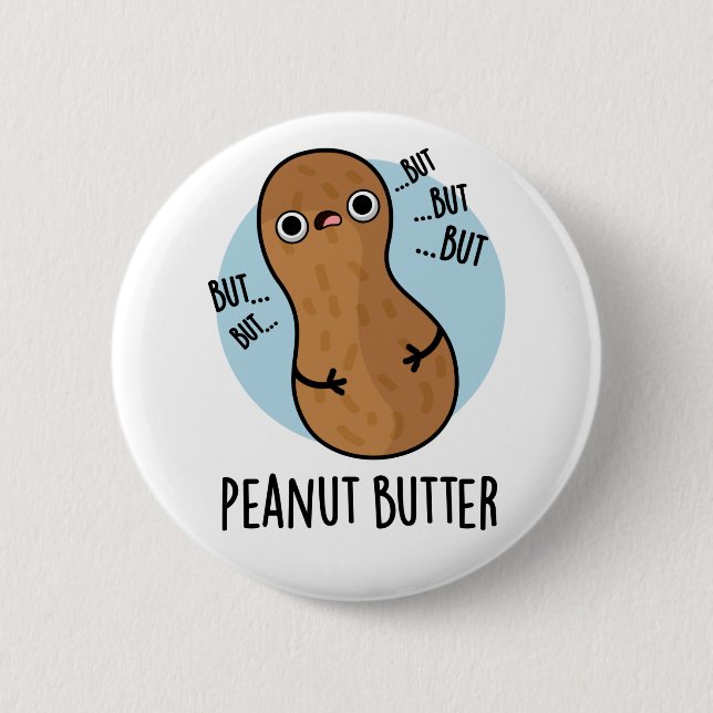 Peanut Butter Funny Nut Puff Button (Vorderseite)