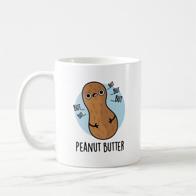 Peanut Butter Funny Nut Puff Kaffeetasse (Links)
