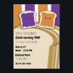 Peanut Butter Grab Jelly PB&J Geburtstagsparty Einladung<br><div class="desc">Anpassen für jedes Ereignis.</div>