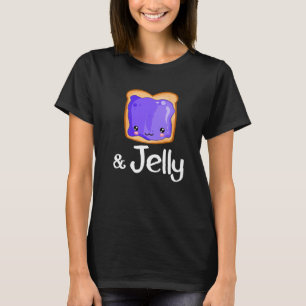 Peanut Butter & Jelly Matching Couple Outfits T-Shirt