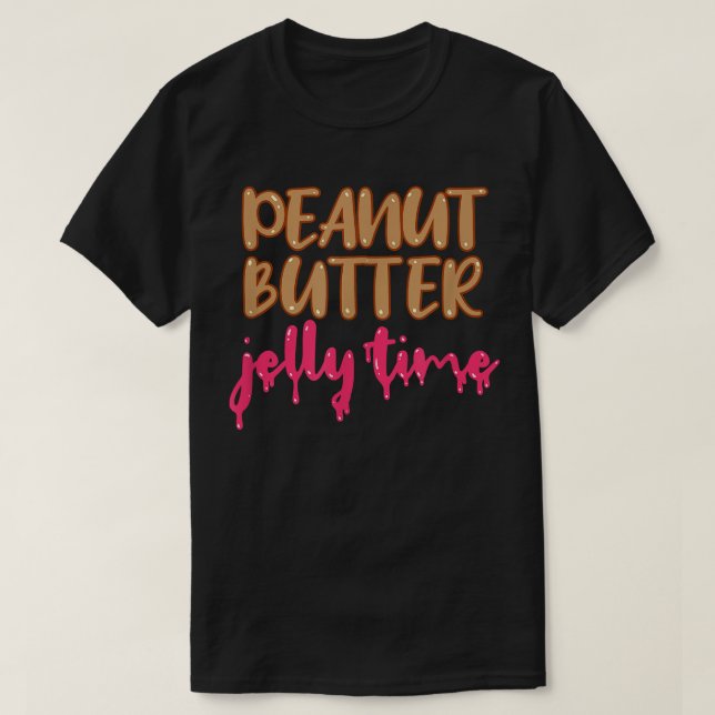 Peanut Butter Jelly Time Beste Freundin Liebe Matc T-Shirt (Design vorne)