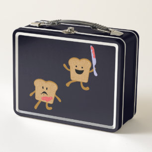 Peanut Butter & Jelly Time Metall Brotdose