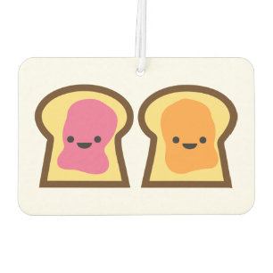 Peanut Butter & Jelly Toast Car Air Freshener Autolufterfrischer