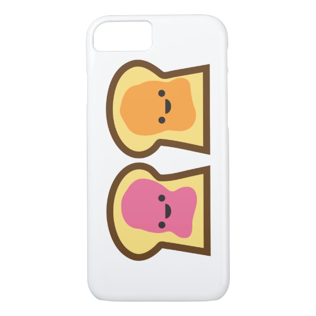 Peanut Butter & Jelly Toast Friends iPhone 7 Fall Case-Mate iPhone Hülle (Rückseite)