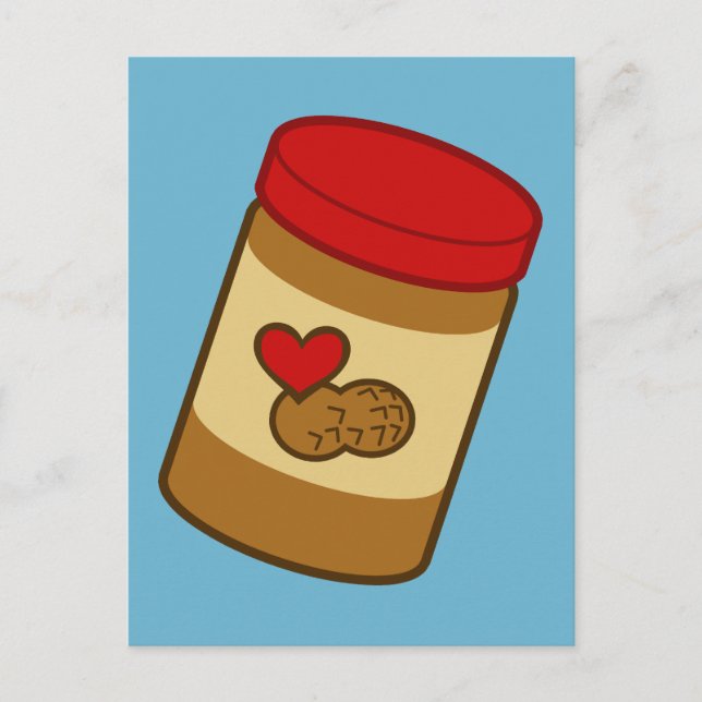 Peanut Butter Postkarte (Vorderseite)