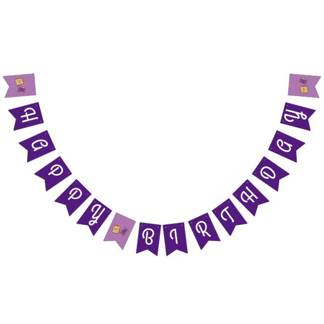 Peanut Butter und Jelly Birthday Party PBJ Wimpelkette (Alle)