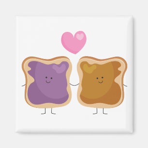 Peanut Butter und Jelly Liebe Magnet