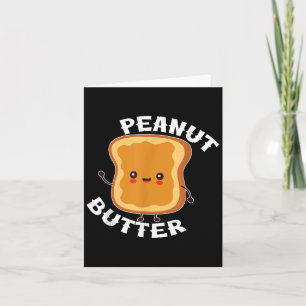 Peanut Butter und Jelly Matching Couple Funny Cool Karte