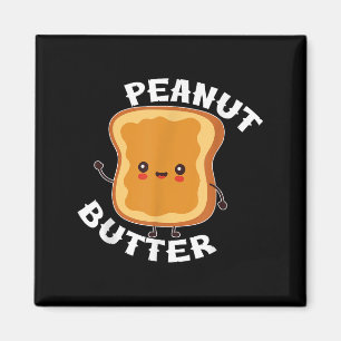 Peanut Butter und Jelly Matching Couple Funny Cool Magnet