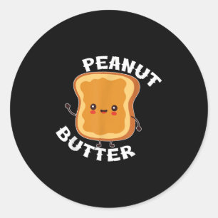 Peanut Butter und Jelly Matching Couple Funny Cool Runder Aufkleber