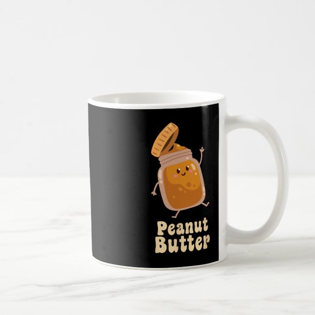 Peanut Butter und Jelly Matching Couple Halloween Kaffeetasse (Rechts)