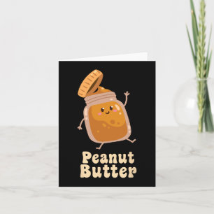 Peanut Butter und Jelly Matching Couple Halloween Karte