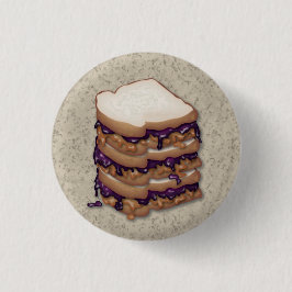 Peanut Butter und Jelly Sandwiches Button