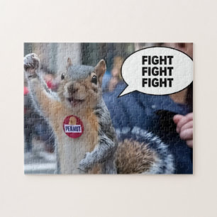Peanut das Eichhörnchen lustiges konservatives Wei