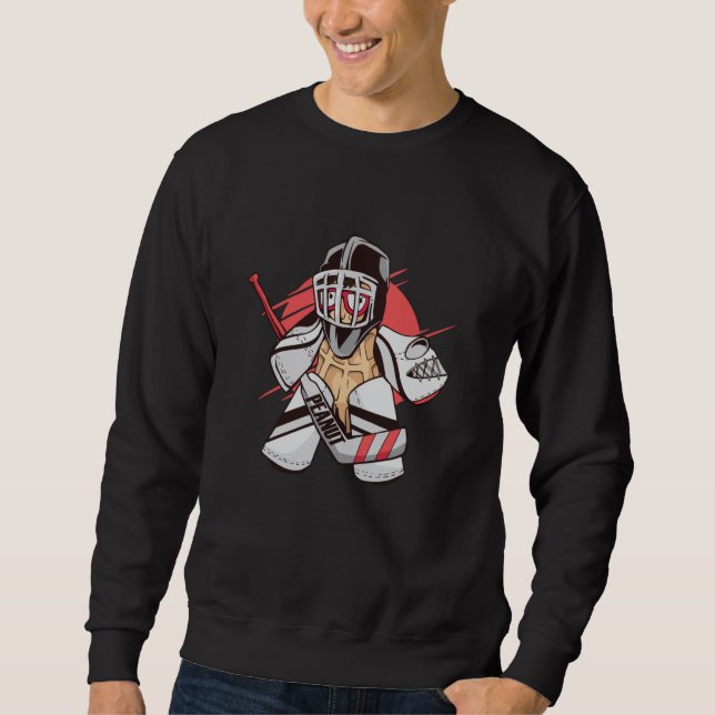 Peanut Hockey Goalie Sweatshirt (Vorderseite)