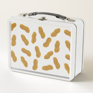 Peanut Pattern Metall Lunch Box