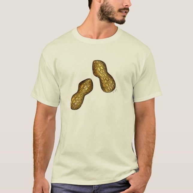 Peanut Peanuts Snack Food Nut Teirt T-Shirt (Vorderseite)