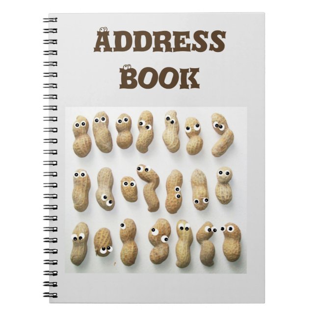 Peanut People-Adressbuch Notizblock (Vorderseite)