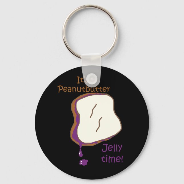 Peanutbutter Jelly-Schlüsselanhänger Schlüsselanhänger (Vorderseite)
