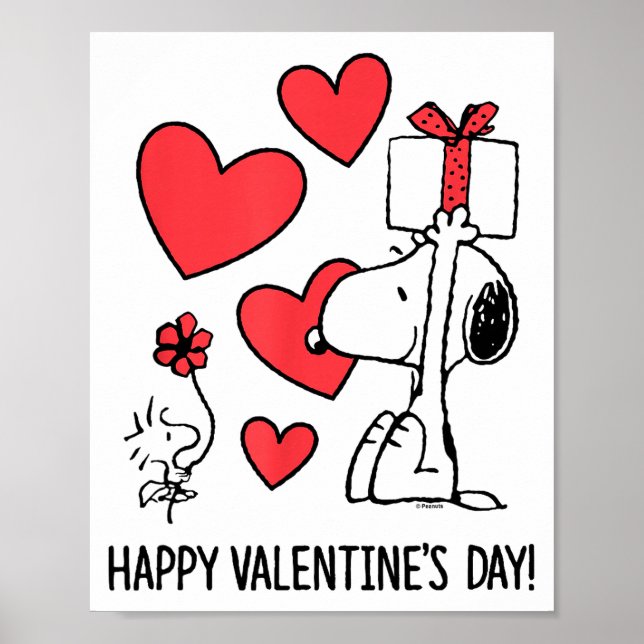 Peanuts - And Happy Valentines Day Hearts  Poster (Vorne)
