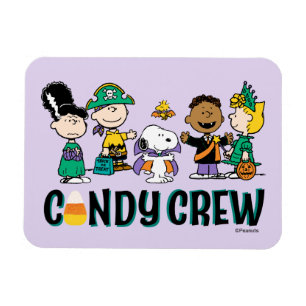 Peanuts Candy Crew Halloween-Gang Magnet