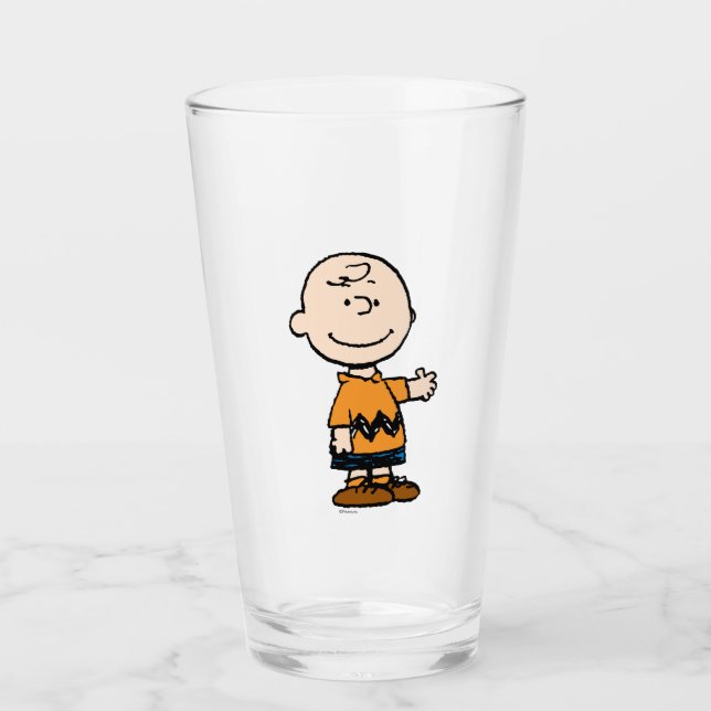 PEANUTS | Charlie Brown Glas (Vorderseite)