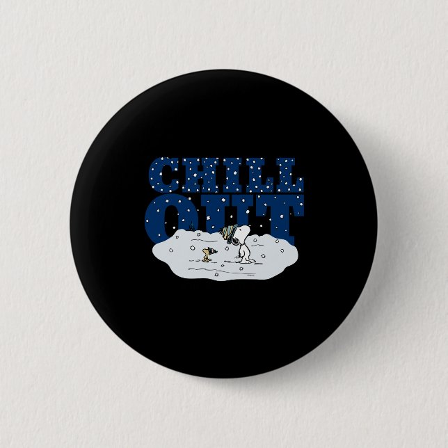 Peanuts Chill Out  Button (Vorderseite)