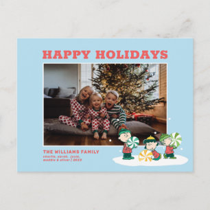 Peanuts   Ein Geschenk für dich Feiertagspostkarte