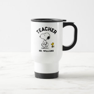 Peanuts Est. 1950   Snoopy & Woodstock Teacher Reisebecher