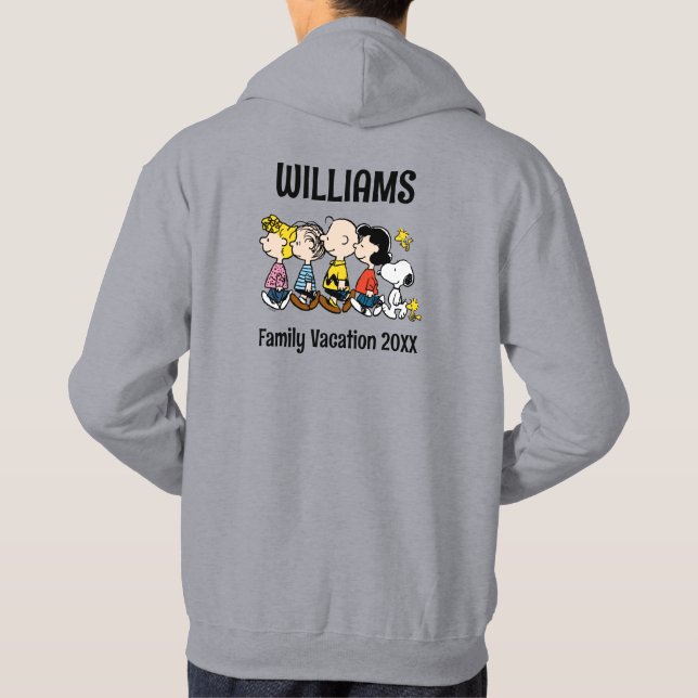 Peanuts Familienurlaub Hoodie (Rückseite)
