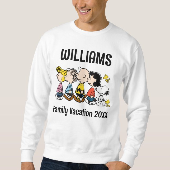 Peanuts Familienurlaub Sweatshirt (Vorderseite)