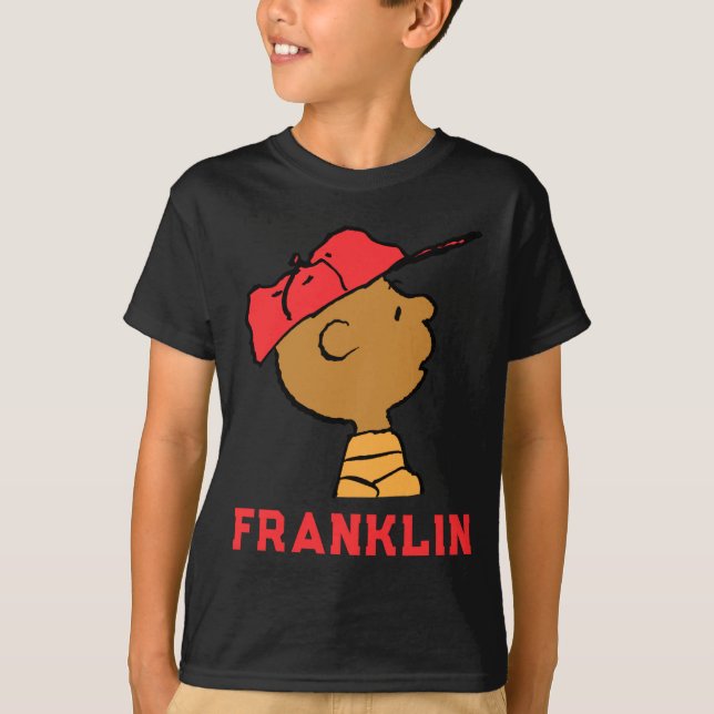 Peanuts Franklin Baseball Cap T-Shirt  (Vorderseite)