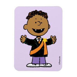 Peanuts Franklin Halloween-Vampir Magnet