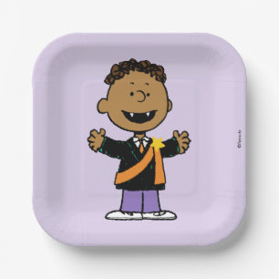 Peanuts Franklin Halloween-Vampir Pappteller