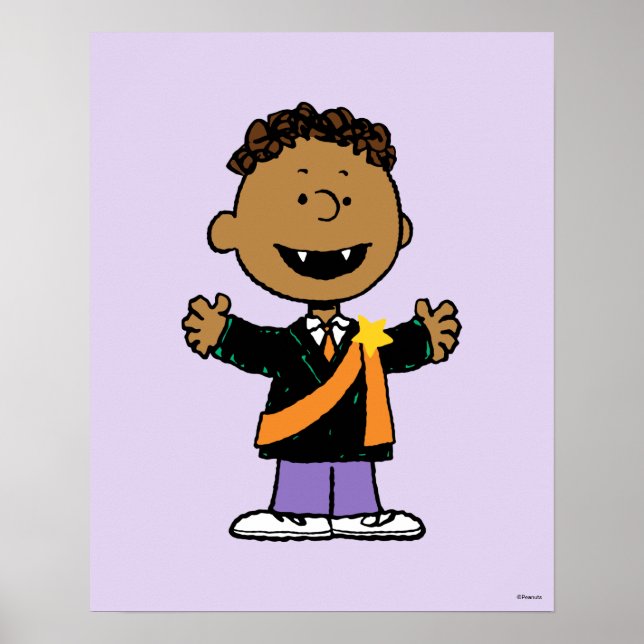 Peanuts | Franklin Halloween-Vampir Poster (Vorne)