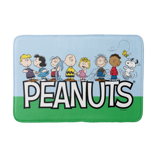 Peanuts Gang Group Lineup Badematte (Vorderseite)