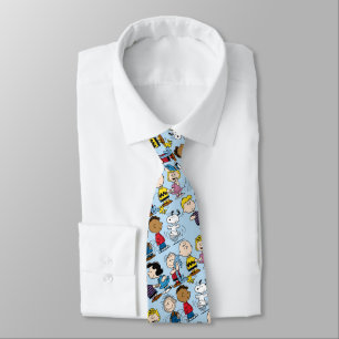 Peanuts Gang Group Lineup Krawatte
