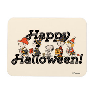Peanuts-Gang Happy Halloween-Parade Magnet