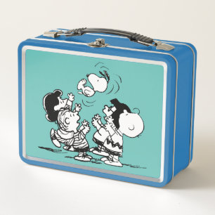 Peanuts Gang Lifting Snoopy Metall Brotdose
