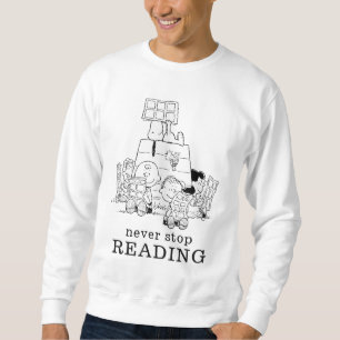 Peanuts Gang Reading Comic Sweatshirt