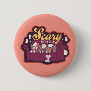 Peanuts Gruselige Filmclub Halloween Couch Button