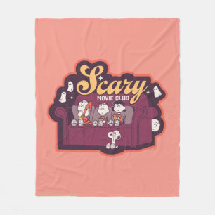 Peanuts Gruselige Filmclub Halloween Couch Fleecedecke