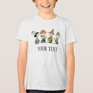 Peanuts Halloween Süßigkeiten oder Saures Tri-Blend Shirt